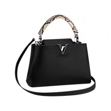 Louis Vuitton Capucines Bb Bag Python Noir