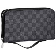 Louis Vuitton Damier Gaphite Canvas Zippy Xl Wallet