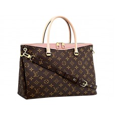 Louis Vuitton Monogram Canvas Pallas Lg Rose Ballerine