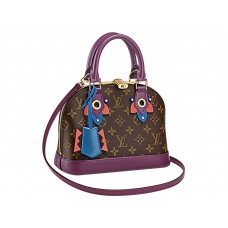 Louis Vuitton Monogram Canvas Alma Bb Magenta