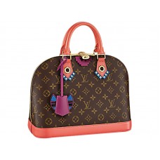 Louis Vuitton Monogram Canvas Alma Pm Totem Flamingo