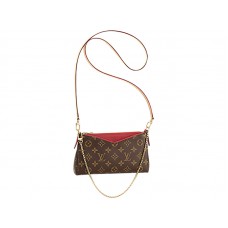 Louis Vuitton Monogram Canvas Pallas Clutch Cherry