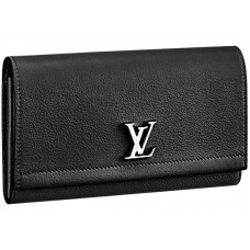 Louis Vuitton Lockme Ii  Wallet Noir