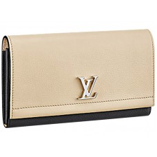 Louis Vuitton Lockme Ii  Wallet Vanille Noir