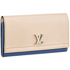 Louis Vuitton Lockme Ii  Wallet Vanille Bleu