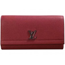 Louis Vuitton Lockme Ii  Wallet Rouge