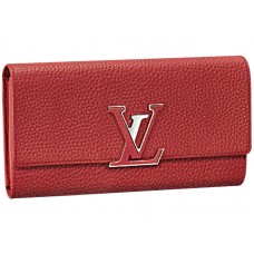 Louis Vuitton Capucines Wallet Rubis