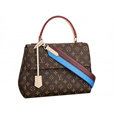 Louis Vuitton Monogram Canvas Cluny Mm Bleu Glacial