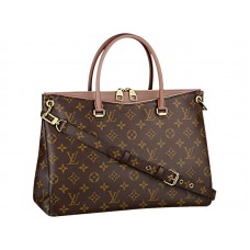 Louis Vuitton Monogram Canvas Pallas Lg Bois De Rose