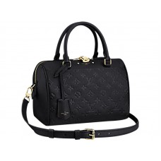 Louis Vuitton Monogram Empreinte Speedy Bandouliere 25 Noir