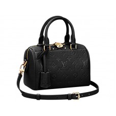 Louis Vuitton Monogram Empreinte Speedy Bandouliere 20 Noir