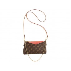 Louis Vuitton Monogram Canvas Pallas Clutch Poppy