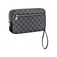 Louis Vuitton Damier Graphite Canvas Kasai Clutch