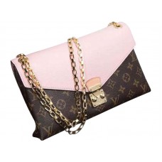 Louis Vuitton Monogram Canvas Pallas Chain Pink