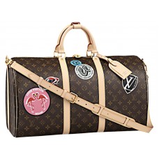 Louis Vuitton Monogram Canvas Keepall Bandouliere 50 World Tour