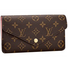 Louis Vuitton Monogram Canvas Jeanne Wallet Pink m62203