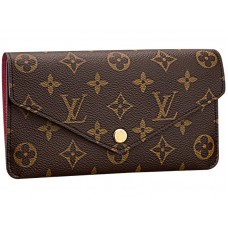 Louis Vuitton Monogram Canvas Jeanne Wallet Burgundy