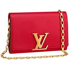 Louis Vuitton Chain Louise Gm Red