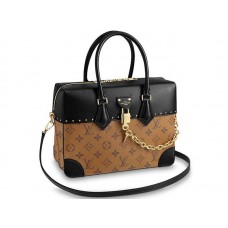 Louis Vuitton City Malle Mm Monogram Reverse Canvas