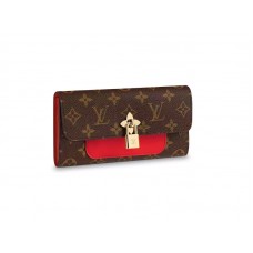 Louis Vuitton Monogram Canvas Flower Wallet Coquelicot m62566