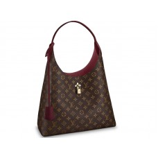 Louis Vuitton Flower Hobo Monogram Canvas Bordeaux m43547