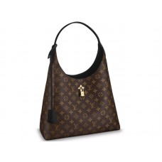 Louis Vuitton Flower Hobo Monogram Canvas Noir m43545