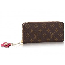 Louis Vuitton Clemence Wallet Monogram Canvas m64201