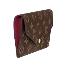 Louis Vuitton Monogram Canvas Jeanne Wallet Fuchsia m62202