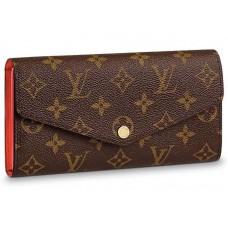 Louis Vuitton Sarah Wallet Monogram Canvas Coquelicot m62236