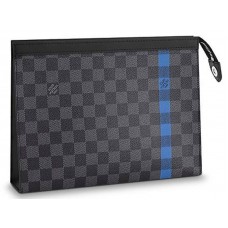 Louis Vuitton Damier Graphite Stripe Pochette Voyage Mm Neon n64444