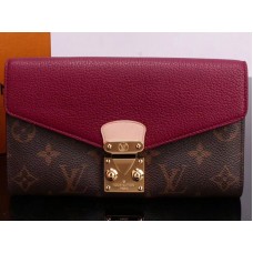 Louis Vuitton Monogram Canvas Pallas Wallet Burgundy m58413