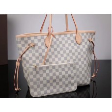 Louis Vuitton Damier Azur Canvas Neverfull Mm n41361