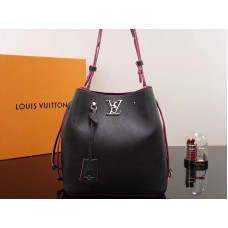 Louis Vuitton Lockme Bucket Black m54677