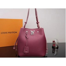 Louis Vuitton Lockme Bucket Prune Rose Poudre m54680