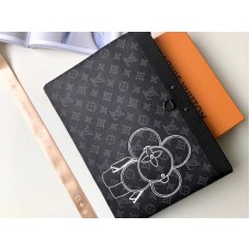 Louis Vuitton Monogram Eclipse Leather Pochette Apollo m62897