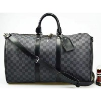 Louis Vuitton Damier Graphite Canvas Keepall Bandouliere 45 n41418