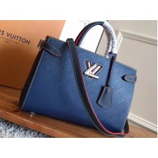 Louis Vuitton Epi Leather Twist Tote Indigo m54980