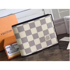 Louis Vuitton Damier Coastline Canvas Multiple Wallet n60121