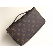 Louis Vuitton Monogram Macassar Canvas Zippy Xl Wallet m61506