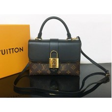 Louis Vuitton Monogram Canvas One Handle Flap Bagblack m53311