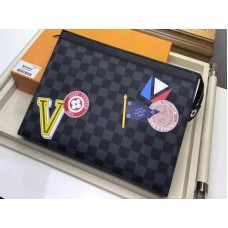 Louis Vuitton Damier Graphite Canvas Pochette Voyage Mm n64442