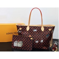 Louis Vuitton Transformed Monogram Neverfull Mm Catogram m44441