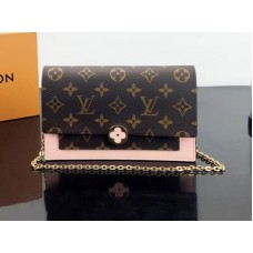 Louis Vuitton Monogram Canvas Flore Chain Wallet m67405