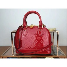 Louis Vuitton Monogram Vernis Alma Bb Cherry m91607