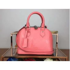 Louis Vuitton Monogram Vernis Alma Bb Pink m91607