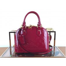 Louis Vuitton Monogram Vernis Alma Bb Purple m91607