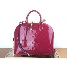 Louis Vuitton Monogram Vernis Alma Pm Magenta m91611