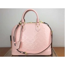 Louis Vuitton Monogram Vernis Alma Pm Rose Ballerine m91611