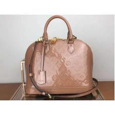 Louis Vuitton Monogram Vernis Alma Pm Velvet Pink m91611