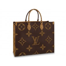 Louis Vuitton Monogram Giant And Monogram Reverse Canvas Onthego m44576